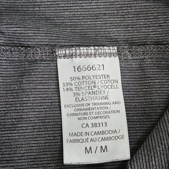 Cloudveil Shirt Mens M Gray SS Button Down Stretch Pocket Casual Outdoor FLAW - Picture 11 of 16